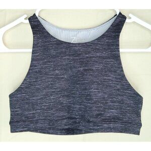 Z by Zella Sport Bra Dark Heather Gray Lined Girl's Size XL EUC